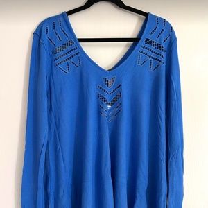 Free People Blue Longsleeve *NEW*